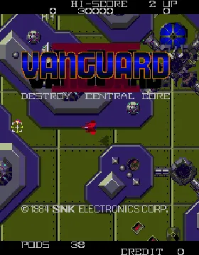 Vanguard II screen shot title